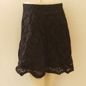 BONGO Black Lace Skirt Womens Large